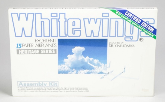 White Wings 1988 Heritage Series Paper Airplanes Kit NIB