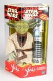 Star Wars Interactive Yoda & Lightsaber By Tiger Electronics