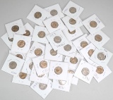 34 Buffalo Nickels; Various Dates/Mints