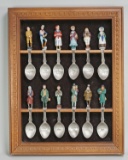 Vintage Dickens Characters Collectible Pewter Spoons, Ca. 1981
