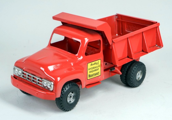 Buddy L Hydraulic Highway Maintenance Dump Truck, Ca. 1950's