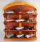 12 - 1987 Franklin Mint Precision Model Cars of The 1950's W/Display case