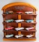 12 - 1987 Franklin Mint Precision Model Cars of The 1950's W/Display case