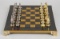 Old English Cast Metal Chess Set