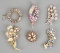 Vintage Rhinestone Brooches/Pins