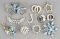 11 Vintage Rhinestone Brooches/Pins