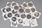 25 Eisenhower $1 Coins, Ca. 1977, 1978