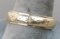 14 Gold Band w/ Star Inlays, Sz. 13
