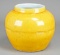 Chinese Yellow Glaze Jar