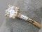 Ladies 14k Diamond Ring, Sz. 7.5