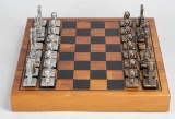 Pewter & Bronze Corporate Chess Set