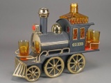 Train Engine Music Box Decanter - Shot Glass Holder