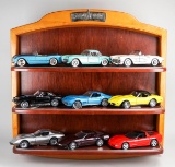 9 -  Franklin Mint Precision Model Corvettes