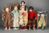 5 Assorted Dolls