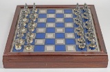 Civil War Chess Set - Pewter Cast Pieces