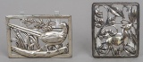 Vintage Bird & Deer Sterling Silver Brooches