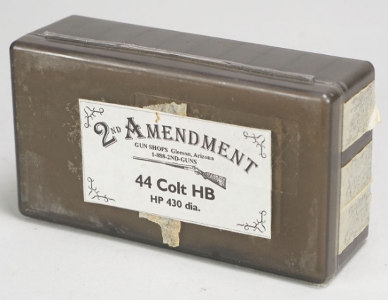 2nd Amendment 44 Colt HB - HP 430 Dia., 50 Rds.