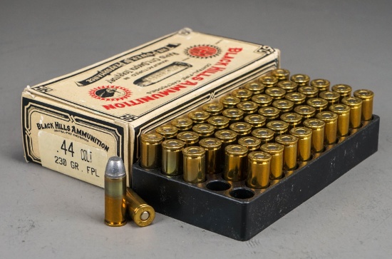 Black Hils .44 Colt 230 Gr. FPL Cartridges, 50 Rds.