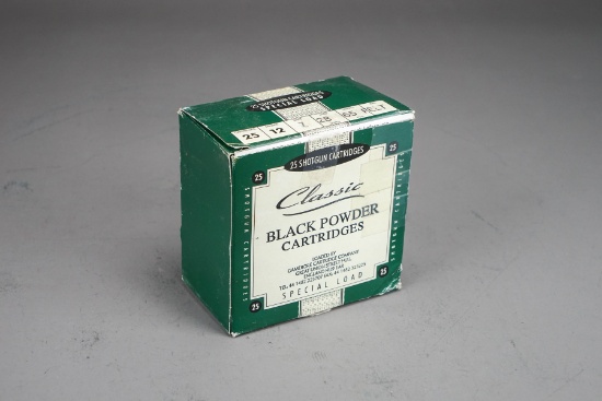 Black Powder 12 Ga. Shotgun Cartridges, 25 Rds.