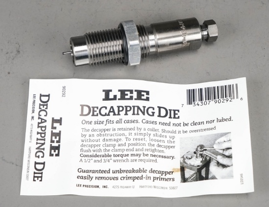 Lee Decapping Die