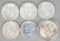 6 Kennedy 40% Silver Half Dollars