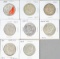 8 Kennedy 40% Silver Half Dollars