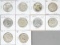 10 Kennedy 40% Silver Half Dollars