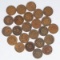 24 Indian Head Pennies; Various Dates/Mints