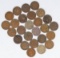 26 Indian Head Pennies; Various Dates/Mints