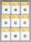 9 Graded Roosevelt Dimes; 1970D, 1971D, 1972D, 1973D, 1974D, 1975D, 1976D, 1977D &