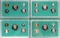 4 U.S. Mint Proof Sets; 1995, 1996, 1997, 1998