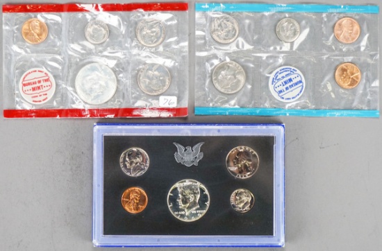 1968 U.S. Mint Set & 1969 U.S. Mint Proof Set