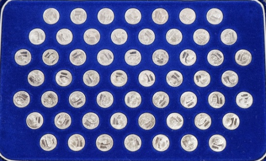 Franklin Mint Signers Of The Declaration Mini Coin Collection