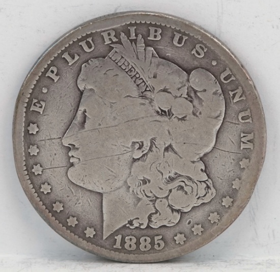 1885-P Morgan Silver Dollar