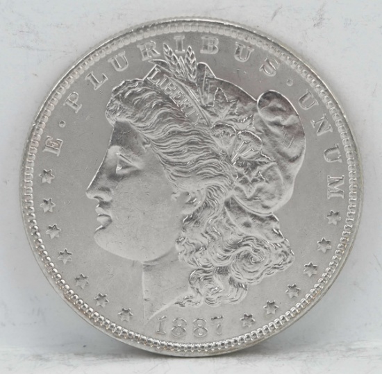 1887-P Morgan Silver Dollar