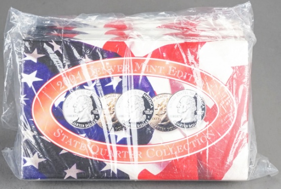 U.S. Mint State Quarter Collection Set; Denver, Philadelphia, Platinum &