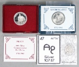 2 George Washington Commemorative Half Dollars &