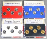 U.S. Mint State Quarter Collection Set; Denver, Philadelphia, Platinum &