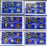 1999/2003 U.S. Mint State Quarter Proof Sets & 2001/2002 U.S. Mint Proof Sets