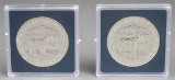 2 - 1885-1985 Canada Queen Elizabeth II National Parks Proof Silver Coins