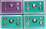 4 U.S. Mint Proof Sets; 1992, 1994, 1996, 1998