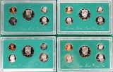 4 U.S. Mint Proof Sets; 1995, 1996, 1997, 1998