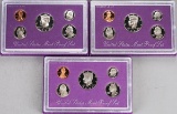 3 U.S. Mint Proof Sets; 2 - 1992, 1993