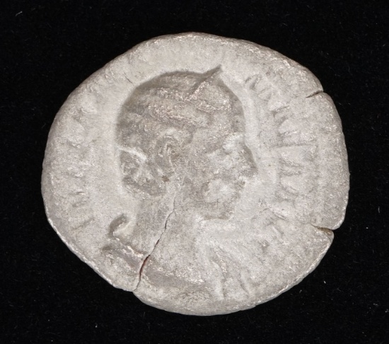 Roman Empire Julia Mamaea 222-35 AD, AR Denarivs Vesta Stg L