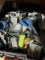 2 Totes of Electrical Supplies, Cabinetry Lighting