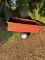 Red Garden Cart for Small Yard Tractor