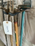 4 Yard Tools:  Weed Puller, Hoe, Scraper, Weeder Hoe