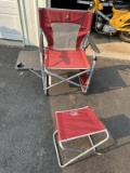 Folding Camp Chairs w/  Stools - Sport Chairs
