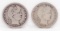 1910 & 1915-D Barber Quarters