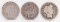 1907, 1909 & 1911 Barber Dimes